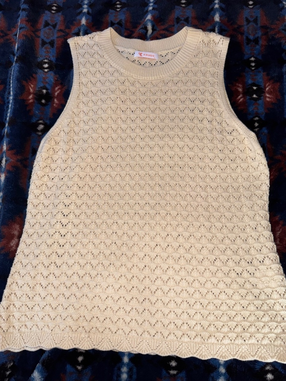 NWOT KIRUNDO CROCHET TANK TOP
